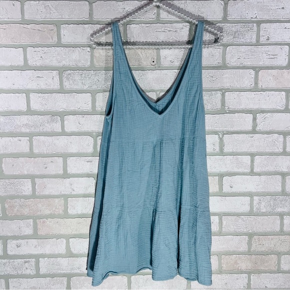 Show Me Your MuMu Emme Tank Mini Dress in Blue Sea Size S - Picture 7 of 10